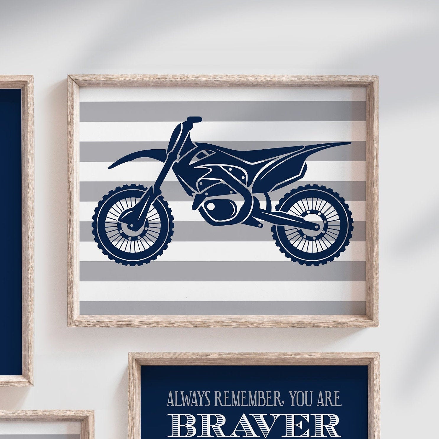 Prints Motorcycle Print Nursery Decor Boy Printable Wall Art Motorbike ...