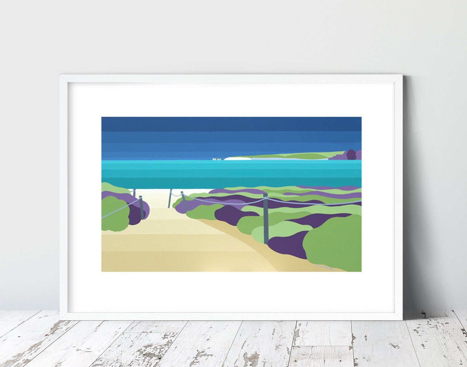 STUDLAND BAY Limited Edition Giclee Print by Dorset Artist Etsy UK