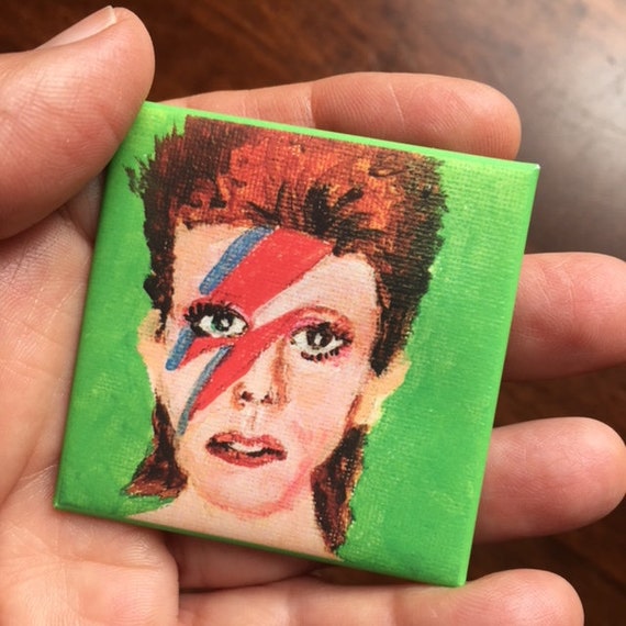 Magnet Aimant Frigo Ø38mm David Bowie Ziggy Stardust Singer Music UK 