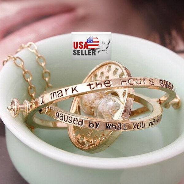 Harry Potter Time Turner Necklace Charm. USA SELLER