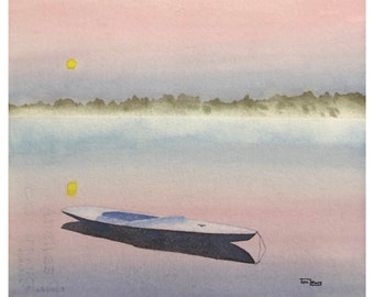 Original watercolor painting by award-winning artist Tim Lewis