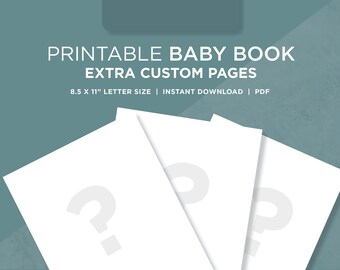 1-5 páginas adicionales imprimibles para bebés