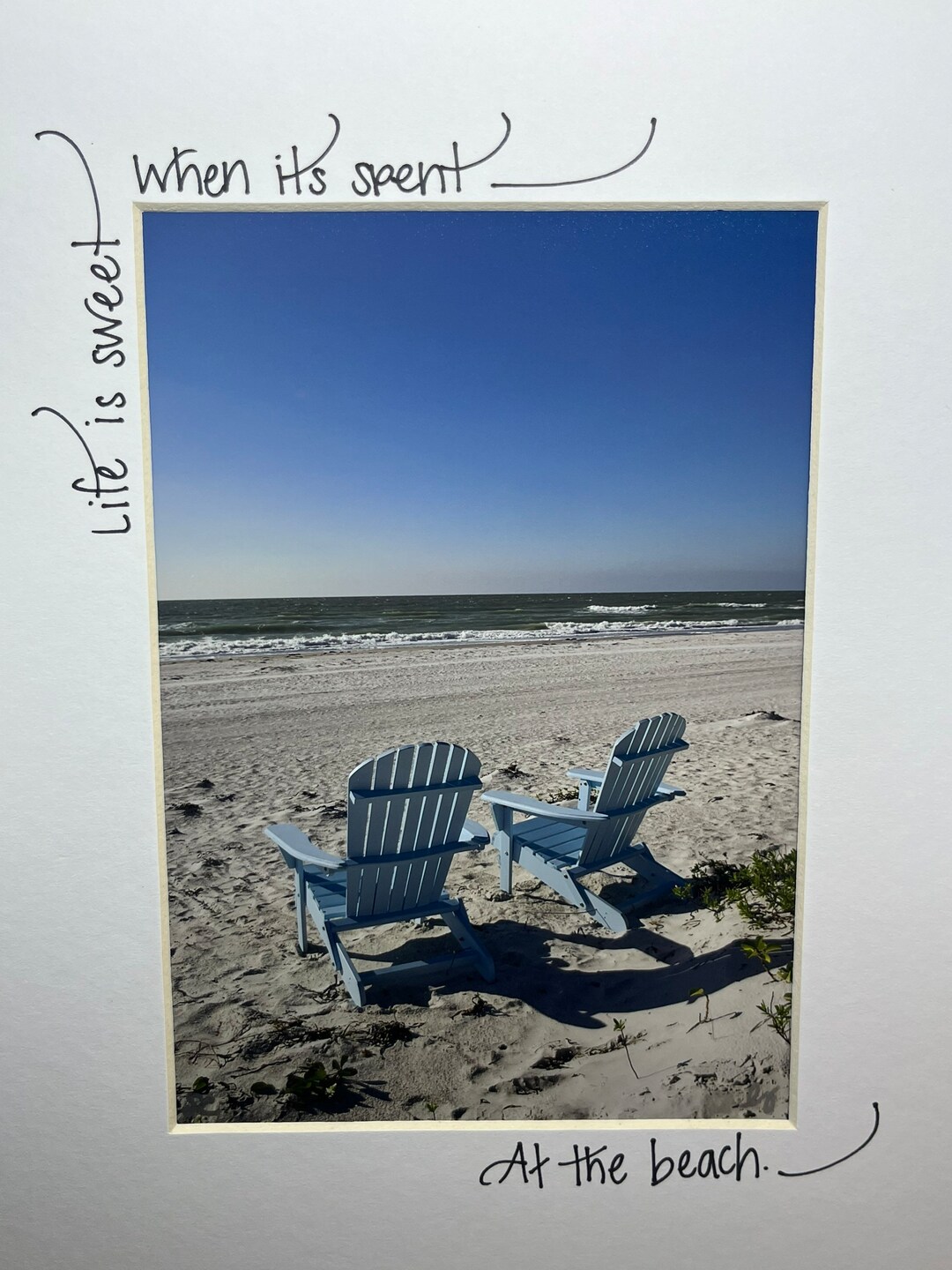 Blue Beach Chairs Etsy