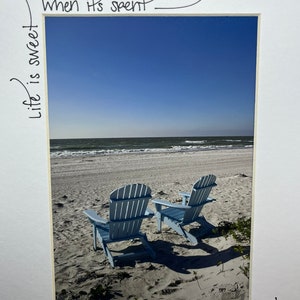 Blue Beach Chairs
