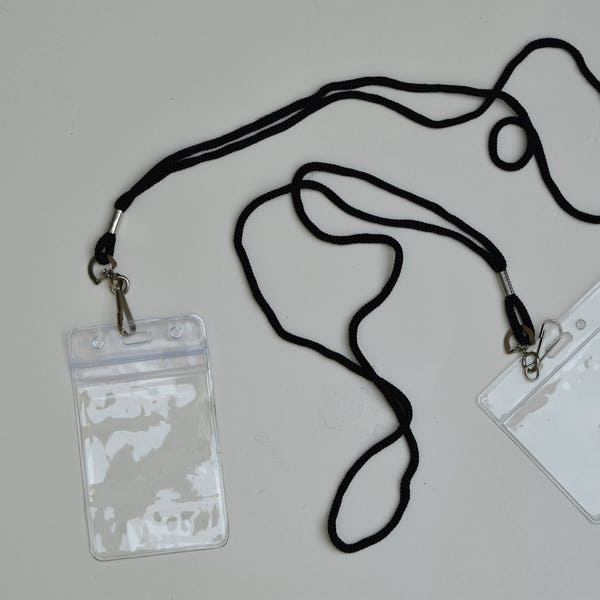 2 Lanyard with 2 ID holder