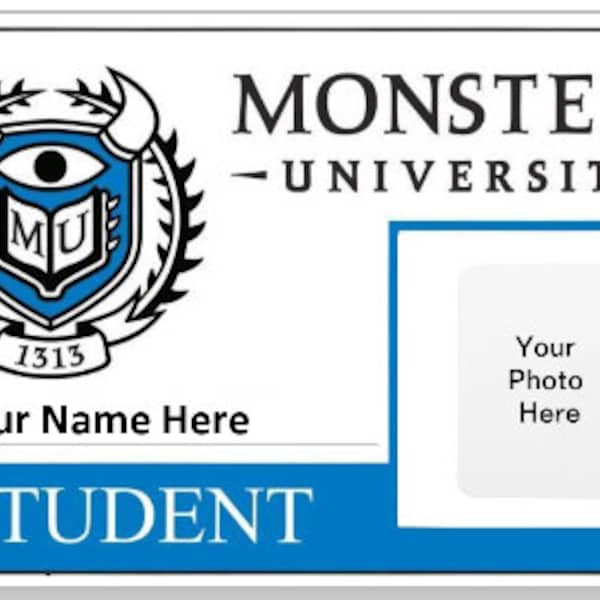 Monster University Card