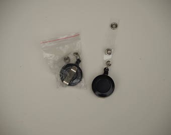 2 Retractable Badge 2 Holder with clip