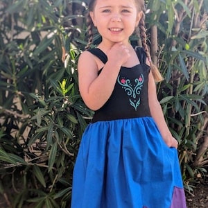 Frozen Anna dress / princess dress/ Anna Costume/ Party Dress