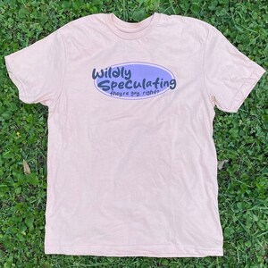 Wildly Speculating T-Shirt - Peach