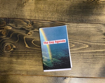 The Gay Agenda - mini one page zine