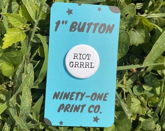 Spilla Riot Grrrl - Spilla da 1 pollice