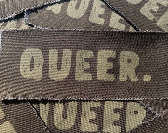 Bizarre. - Patch noir à coudre