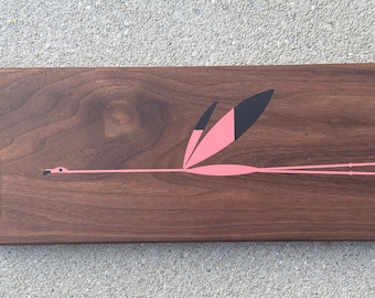 Tickled Pink Cheese & Charcuterie Board from The Charley Harper Art Studio Collection
