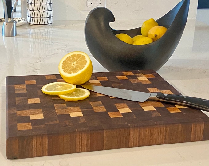 Featured listing image: End Grain Cutting Board, Butcher Block Cutting Board, Chopping Board
