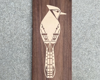 Blue Jay Cheese & Charcuterie Board from The Charley Harper Art Studio Collection