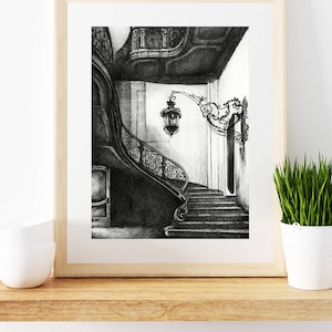 Architecture wall art print