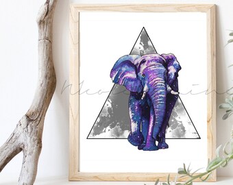 Elephant Art Print