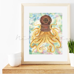 Octopus Art Print