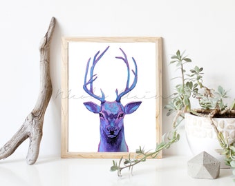 Deer Art Print