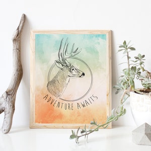 Deer art print
