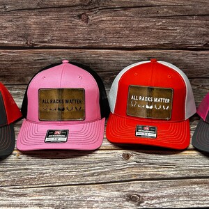 All Racks Matter Hat, Hunting Trucker Hat, Camo Trucker Hat, Racks Hat ...