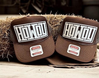 Howdy Cowgirls Hat, Cowboy Hat, Western Trucker Hat, Foam Front Hat, Cowgirl Hat, Western Hat.