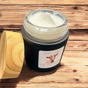 Loción de leche de cabra totalmente natural, loción de leche de cabra, loción hecha a mano, totalmente natural