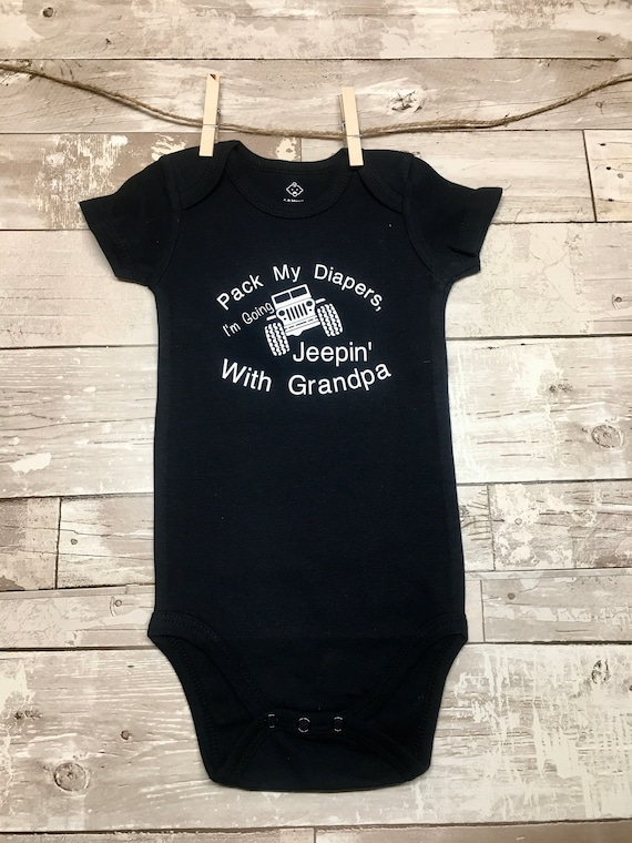 Pack My Diapers Im Going Jeeping Grandpa Jeeping Shirt Jeep - Etsy