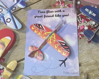 PRINTABLE Kids Airplane Valentine - Classroom Valentine - Printable - Valentine - Airplane - Plane - Non Candy - Preschool Valentine - DIY