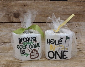 Gift for Golfer - Quarantine Golf Gift - Golf - Toilet Paper - Golfer - Funny Gift - Gift for Dad - Coworker Gift - Quarantine Gift