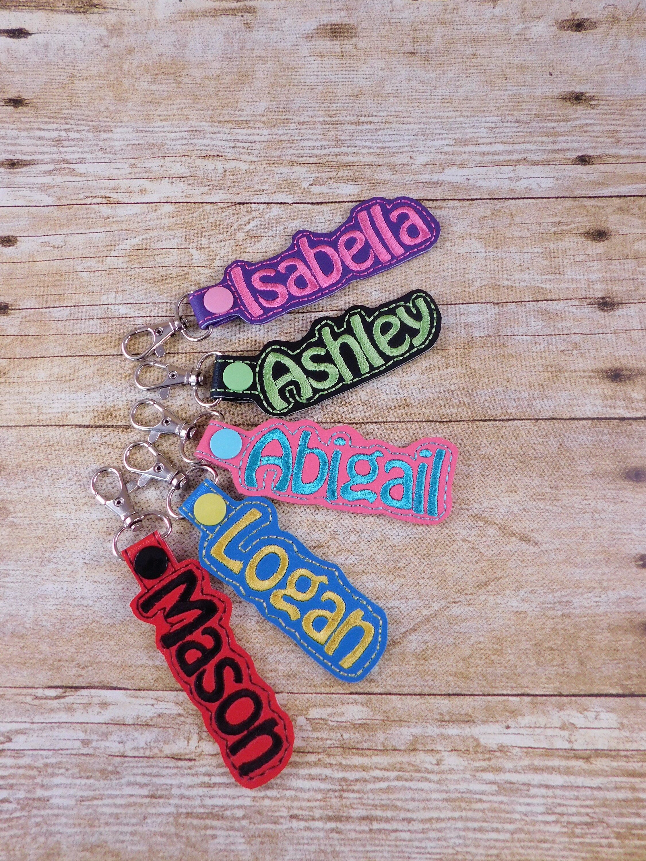 Kids Bag Tag Kids Backpack Custom Name Bag Tag Bag Tag Etsy