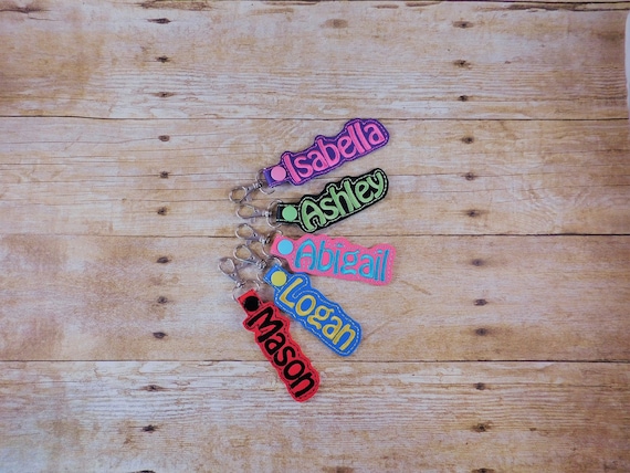 kids backpack tags