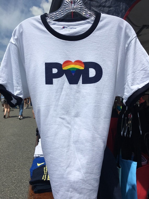 champion rainbow tee