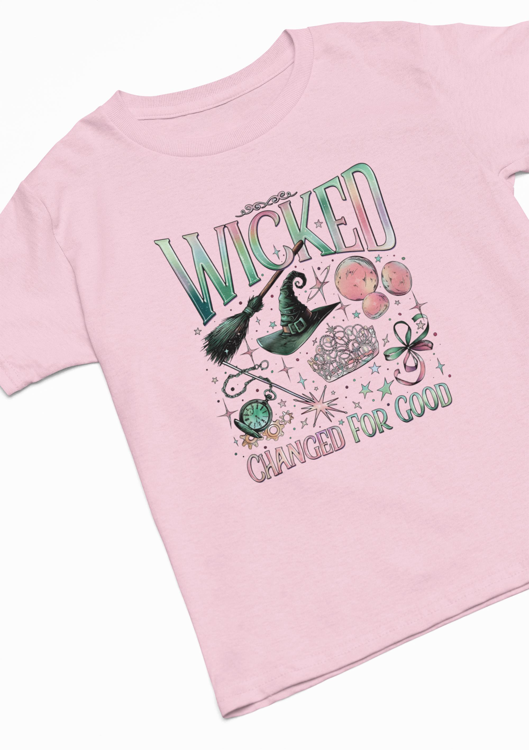 Wicked Inspired Kids and Adult T-shirt, Changed for Good, Defy