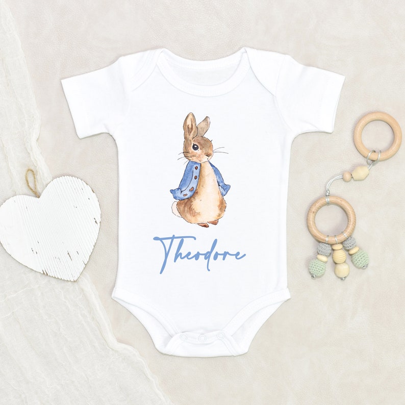 Peter Rabbit Baby Sleepsuit Peter Rabbit Print Baby Clothes - Etsy UK