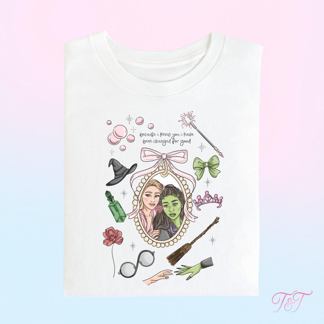 Wicked Inspired Kids and Adult T-shirt, Changed for Good, Defy Gravity ...