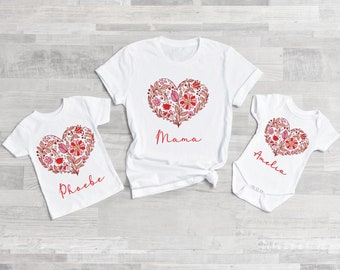 Mum and Daughter Matching T-Shirts, Mama Mothers Day Shirt,Mummy Mothers Day Gift, My First Mothers Day, Mothers Day Gift from Daughter