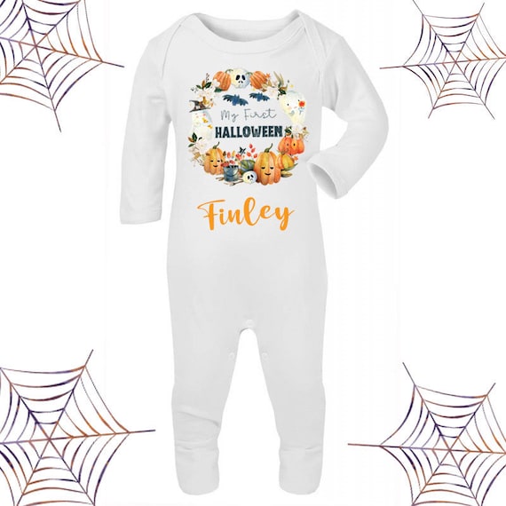 My First Halloween Outfit, My First Halloween Vest, Halloween Baby Outfit, Halloween Baby Grow, Kids Halloween T-Shirt, My 1st Halloween
