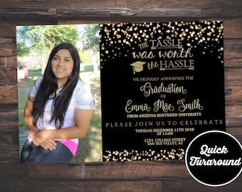 college graduation invitation etsy