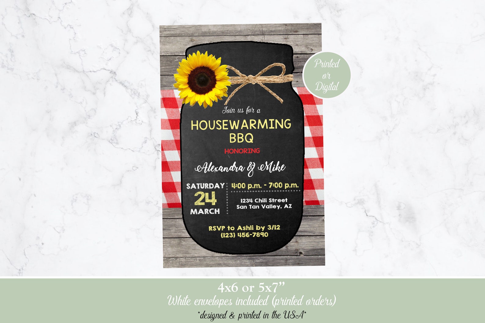 Housewarming Invitation Housewarming BBQ Invitation BBQ Etsy