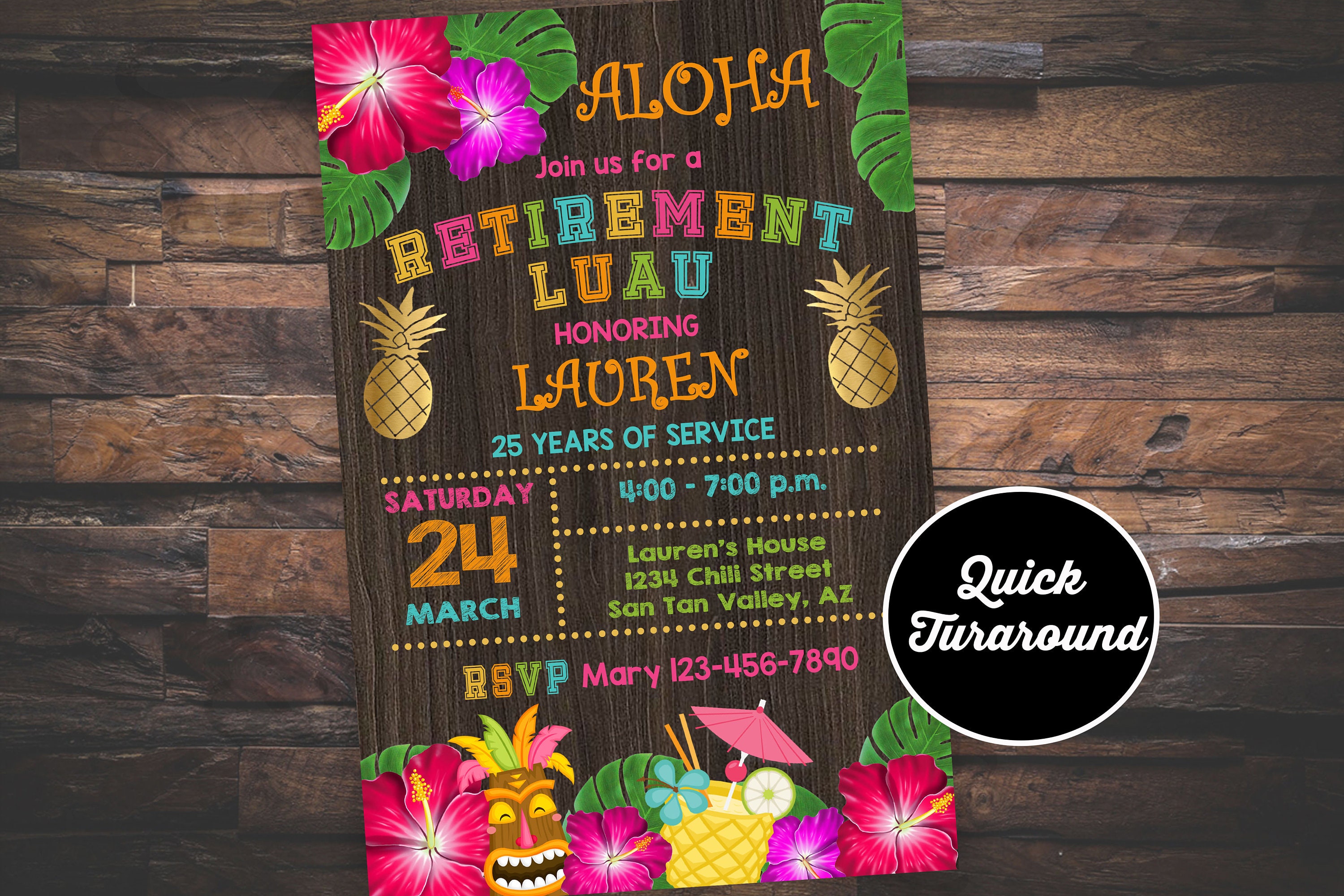 Bridal Shower Invitation Hawaiian Bridal Shower Invitation Etsy