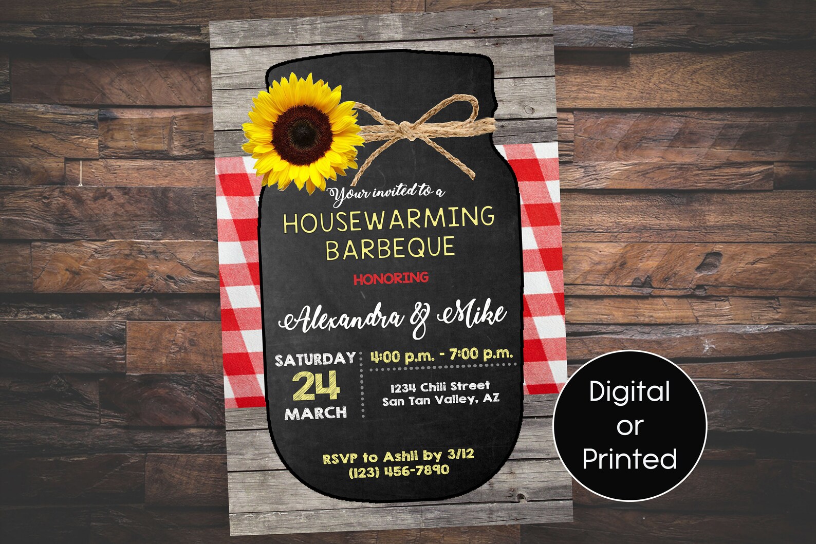 Housewarming Invitation Housewarming BBQ Invitation BBQ Etsy