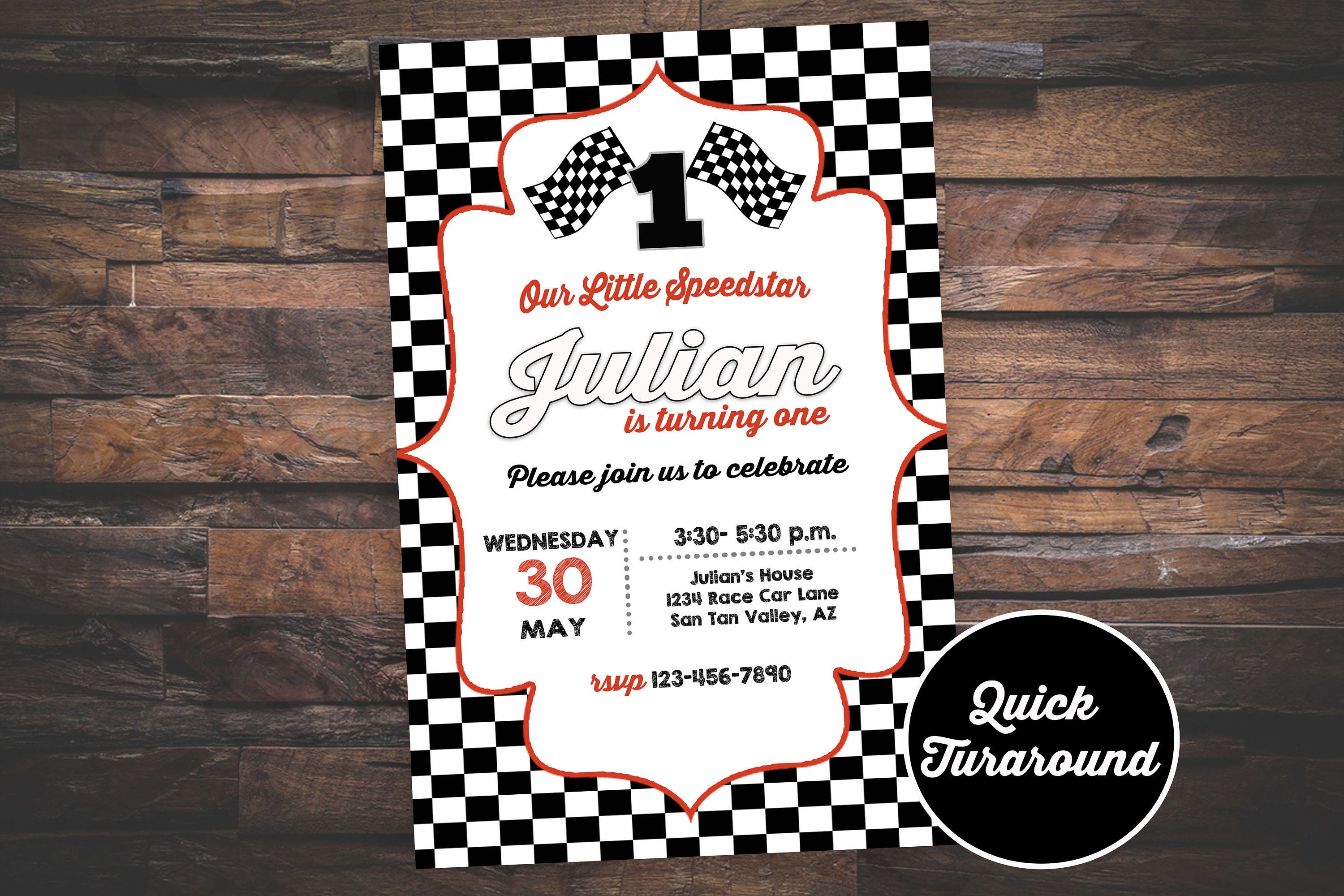 Racing Signs Racing Table Signs Racing Party Table Signs - Etsy
