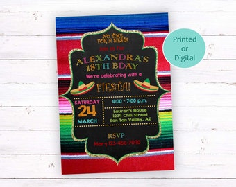 Fiesta Invitation, Fiesta Birthday Invitation, Mexican Fiesta, Mexican Fiesta Invitation