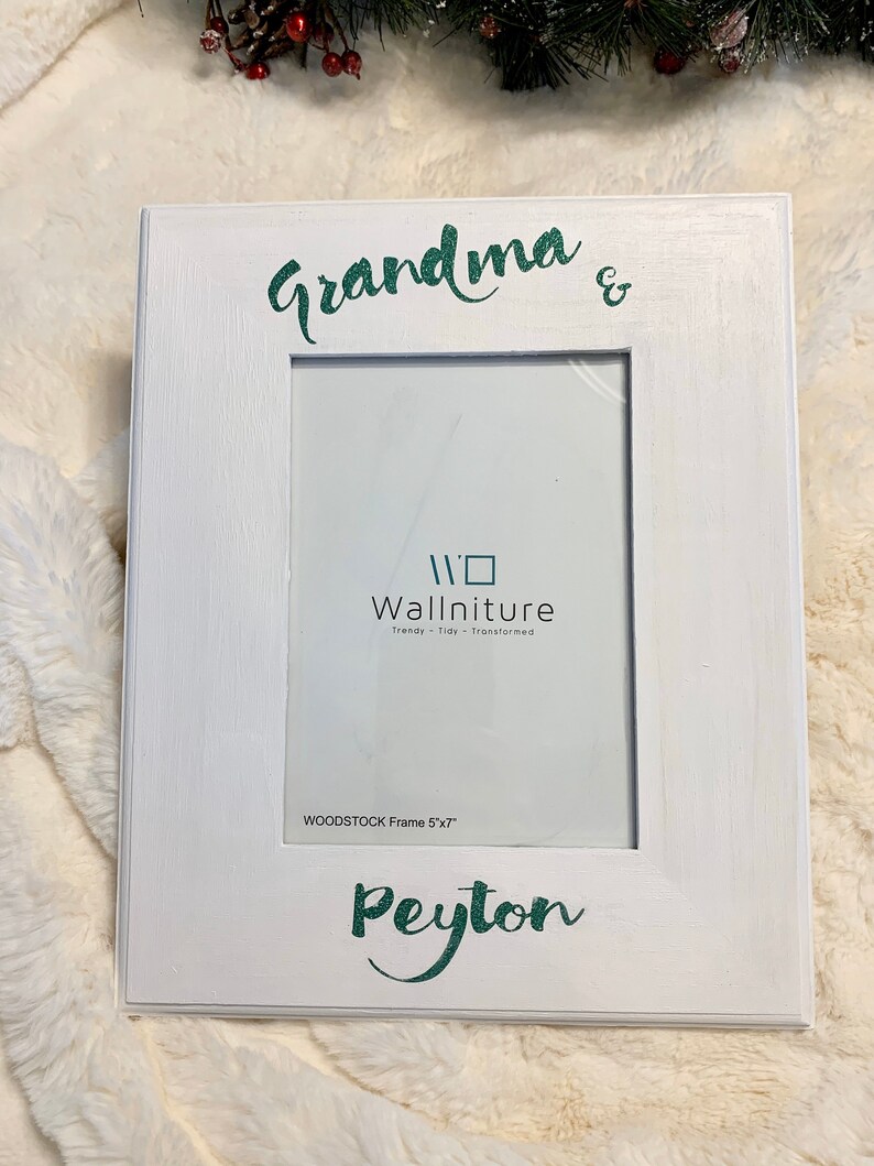 Grandma and Me Picture Frame Customized Etsy