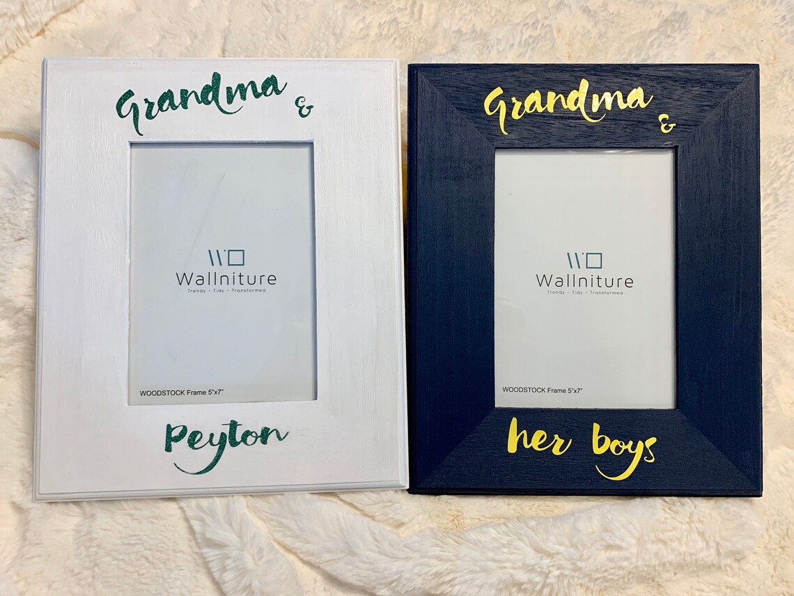 Grandma and Me Picture Frame Customized Etsy