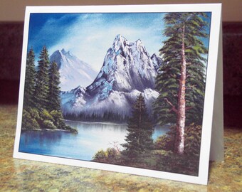 Blank Greeting Card - Quiet Lake
