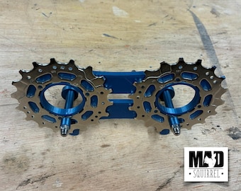Horizontal Mobile/Smart Phone Holder made with 2 sprockets,