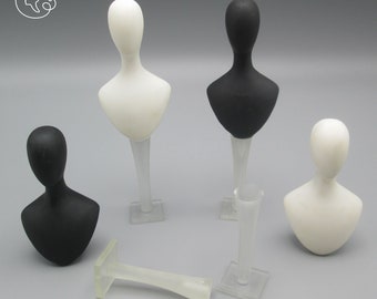 Miniature stand for wigs and doll houses in 1/12 scale | Material: resin