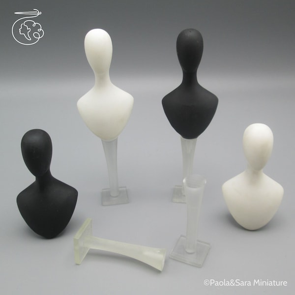 Miniature stand for wigs and doll houses in 1/12 scale | Material: resin